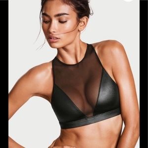 Black Mesh Victoria Secret Sports Bra